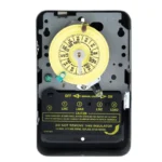Intermatic T104 Mechanical Time Switch – 24-Hour, 208-277V, DPST, Pool & Spa Timer
