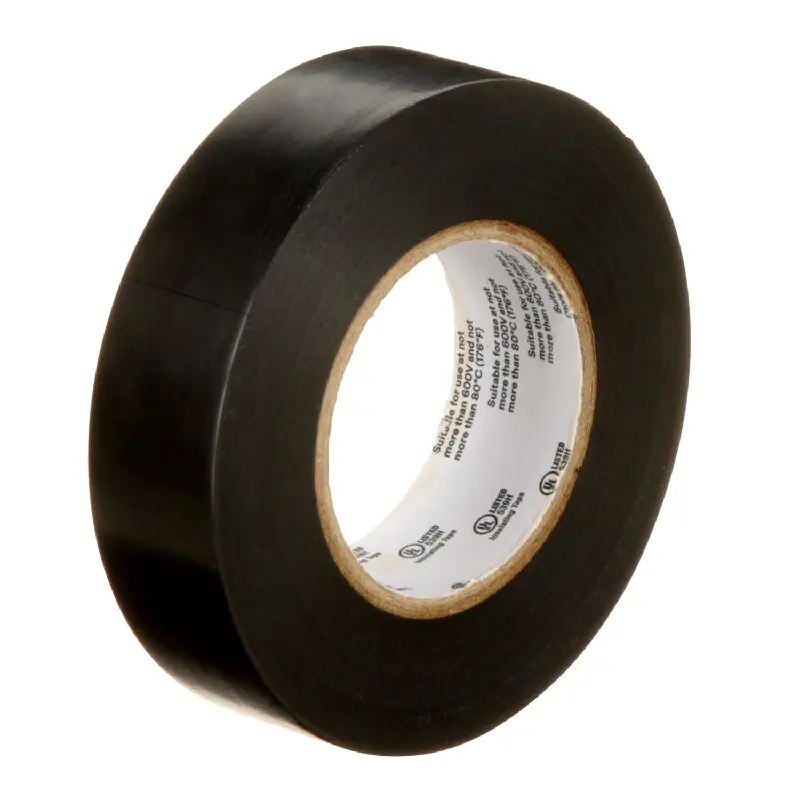 TEMFLEX34X60CP10 3M TEMFLEX-3/4X60CP10 Temflex Vinyl Electrical Tape 165, Black - 3/4 in x 60 ft - Image 2