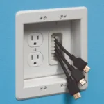 Arlington TVBR505KGC Two-Gang Recessed TV Box® Kit for Power and Low Voltage - Image 2