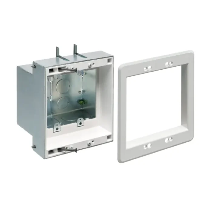 Arlington TVBS505 2-Gang Steel Recessed TV Box - Image 2