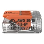 WAGO 221-613 Compact Splicing Connector - 221 Series 10 AWG Lever Connector - Image 3