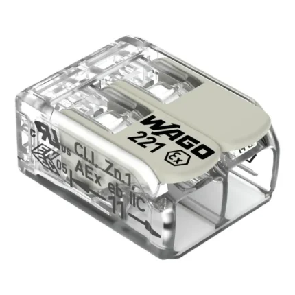 WAGO 221-482 Ex Range Compact Splicing Connector - 221 Series 12 AWG Lever Connector