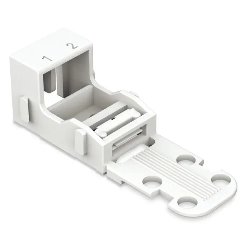 WAGO 221-502 Mounting Carrier For Terminal Blocks WAGO 221-502 Mounting Carrier For Terminal Blocks - For 221 Series (24-12 AWG) 2-Conductor - Image 1