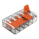 WAGO 221-615 Compact Splicing Connector - 221 Series 10 AWG Lever Connector