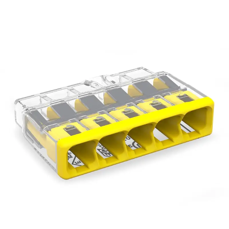 WAGO 2773-405 Compact Pushwire Connector WAGO 2773-405 Compact Pushwire Connector - 2773 Series 12 AWG Push Connector - Image 1