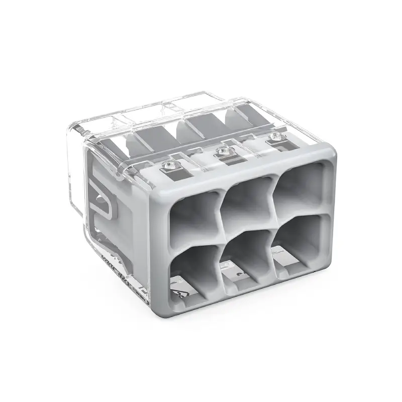 WAGO 2773-406 Compact Pushwire Connector WAGO 2773-406 Compact Pushwire Connector - 2773 Series 12 AWG Push Connector - Image 1