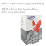 Honeywell Howard Leight MXM-1-D MAXIMUM Uncorded Disposable Foam Earplugs, 500 Pairs - Image 2